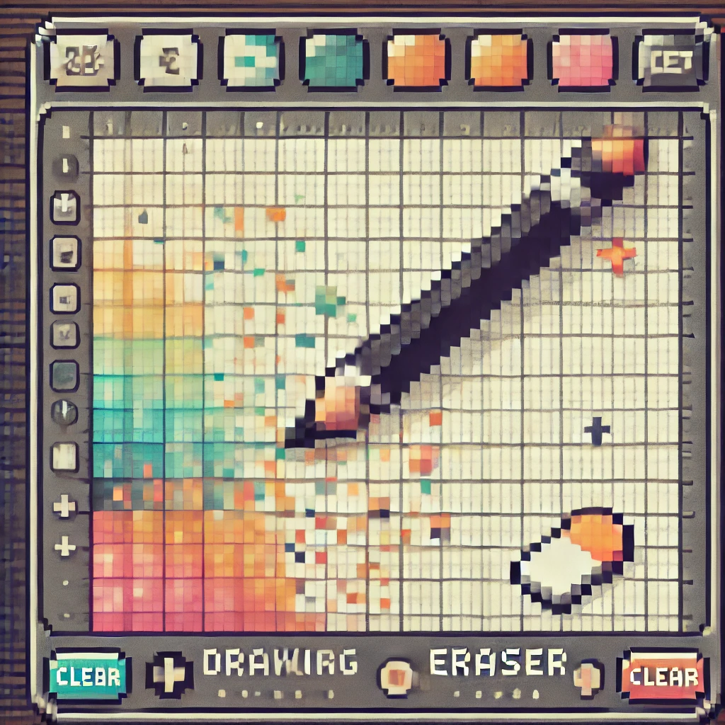 Pixel zeichnen und löschen